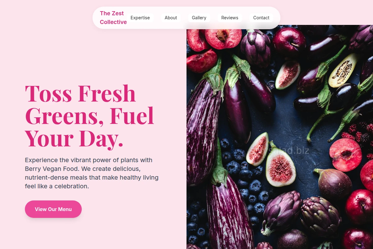 Berry Vegan Food